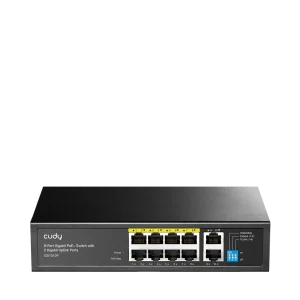 Cudy Svič 10/100/1000 10-port Cudy GS1010P/ 8 PoE+ sa 2 Gigabit U... - Slika 1