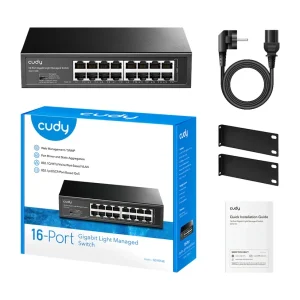 Cudy Svič 10/100/1000 16-port Cudy GS1016E Light Managed - Slika 2