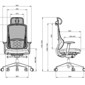 Ugd Ergonomska kancelarijska stolica UGD Optima Comfort - Slika 4