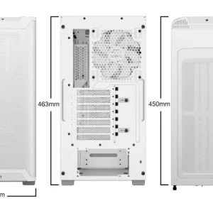 Be Quiet Kućište Be Quiet Pure Base 501 Airflow Window White BGW75 - Slika 2