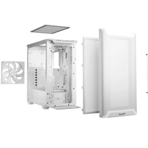 Be Quiet Kućište Be Quiet Pure Base 501 Airflow Window White BGW75 - Slika 4