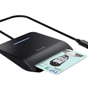 Trust Citac kartica TRUST PRIMO USB-C DNI smart card reader/crna - Slika 1