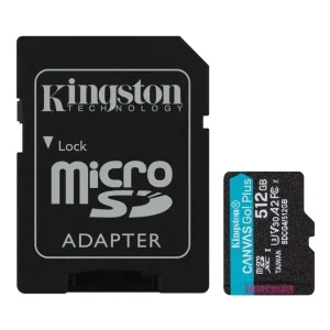 Kingston Micro SD Card 512GB Kingston+SD adapter SDCG4/512GB - 200/1... - Slika 1