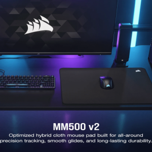 Corsair Podloga za miš CORSAIR MM500 v2/CH-941B161-WW/L/crna - Slika 1