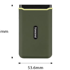 Transcend SSD TRANSCEND ESD380C 2000GB/eksterni/USB 3.2/type c/crna - Slika 1