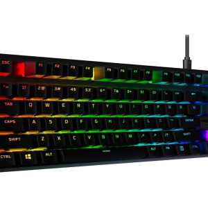 HyperX Tastatura HYPERX Alloy Origins PBT - Aqua Mehanicka/crna - Slika 1