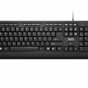 Lenovo Tastatura LENOVO 160 žicna/GY41L68463/US/crna - Slika 1