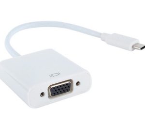 E-Green Adapter USB 3.1 tip C (M) - VGA (F) beli - Slika 1