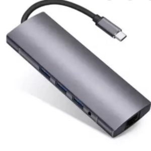 Fast Asia Adapter-konvertor TIP-C na HDMI + 4XUSB 3.0 + TIP C + SD/Mic... - Slika 1