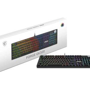 MSI FORGE GK320 (red switch) US crna tastatura - Slika 5