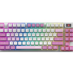 MSI FORGE GK600 TKL W VIOLET US wireless tastatura - Slika 3