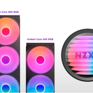 Nzxt Kraken Core 240 RGB vodeno hlađenje crno (RL-KR24C-B1) - Slika 2