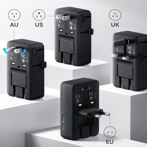 Anker Nano 20W putni zidni punjač 5-portova (2x USB-A, 2x USB-C, u... - Slika 1