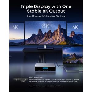 Anker Prime Docking Stanica 140W, 14u1, Display Link, siva - Slika 1