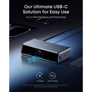 Anker Prime Docking Stanica 140W, 14u1, Display Link, siva - Slika 3