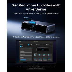 Anker Prime Docking Stanica 140W, 14u1, Display Link, siva - Slika 6