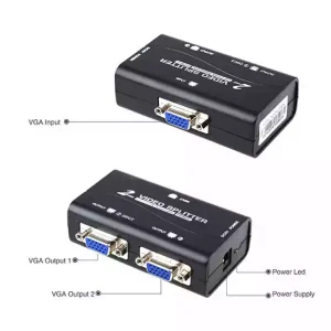 Velteh VGA spliter 1/2 2 Porta V-SP112 Aktivni - Slika 1