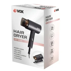 Vox Fen za kosu Vox HT1035/1400W/crna - Slika 2