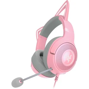 Razer Bežične slušalice sa mikrofonom Razer Kraken Kitty V2 Pink - Slika 4