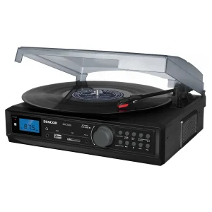 Sencor Gramofon SENCOR STT 212U USB/SD/FM/BT crna - Slika 1