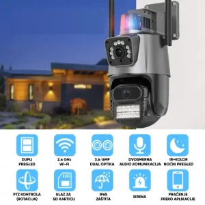 Elementa IP Wi-fi kamera WFIP-4302X - Slika 3