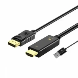 Linkom Kabl Displayport - HDMI M/M +USB 2.0/Linkom 1.8m - Slika 1