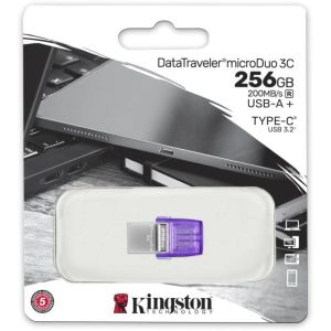 Kingston 256GB DataTraveler MicroDuo 3C USB 3.2 flash DTDUO3CG3/256GB - Slika 1
