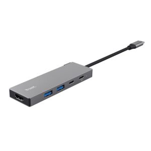 Trust Adapter TRUST DALYX 5-IN-1 MULTIPORT/alu/siva - Slika 2