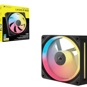 Corsair Kuler za PC CORSAIR iCUE LINK LX120-R/RGB/120mm/single fan/crna - Slika 1
