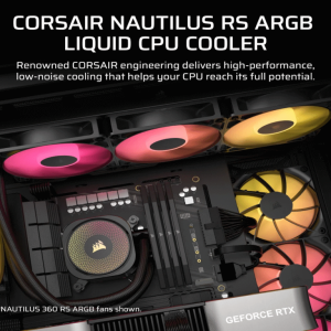 Corsair Kuler za CPU CORSAIR NAUTILUS 240 ARGB/240mm/vodeno hladenje/crna - Slika 4