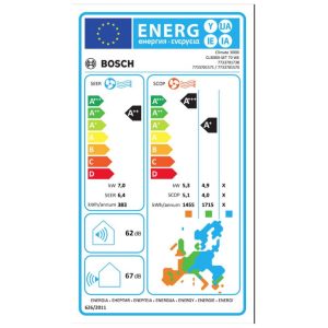 Bosch Klima BOSCH Climate 3000i BAC3I-2432IA/inverter/WiFi Ready/A++/A+/R32/24000BTU/bela - Slika 3