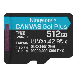 Kingston Memorije kartice KINGSTON SDCG4/512GBSP/Canvas Go! Plus/microSD/200/160MB/s - Slika 1
