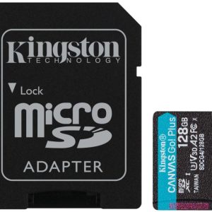 Kingston Memorijska kartica U3 V30 microSDXC 128GB Canvas Go Plus 200MB/s A2 + adapter SDCG4/128GB - Slika 2