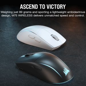 Corsair Miš CORSAIR M75 bežicni/CH-931D010-EU/RGB/gaming/crna - Slika 6