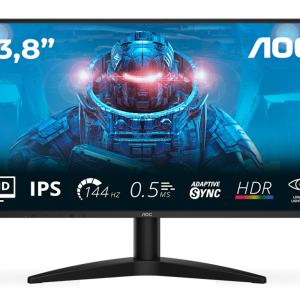 AOC Monitor AOC 24B36X 23.8"/IPS/1920X1080/144Hz/0.5ms MPRT/HDMI,DP/Adaptive sync/VESA/crna - Slika 1