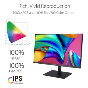Asus Monitor ASUS Proart PA328QV 31.5"/IPS/2560x1440/75Hz/5ms GtG/HDMI,DP,USB/pivot,visina/zvucnici/crna - Slika 2