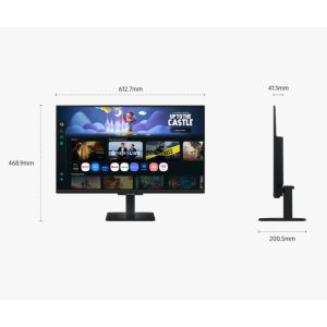 Samsung Monitor SAMSUNG LS32FM702UUXDU 32"/VA/3840x2160/60Hz/4ms GtG/HDMIx2,USB,LAN/VESA/smart/zvucnici/crna - Slika 2