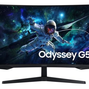 Samsung Monitor SAMSUNG LS32CG552EUXEN 32"/VA,zakrivljen/2560x1440/165Hz/1ms MPRT/HDMI,DP/freesync/VESA/crna - Slika 1