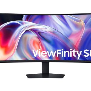 Samsung Monitor SAMSUNG LS40H850TAUXEN 40"/VA,zakrivljen,21:9/5120x2160/144Hz/4ms GtG/HDMI,DP,USB-C,LAN/crna - Slika 1