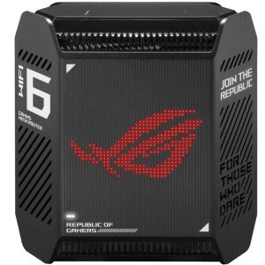 Asus Bežicni ruter ASUS GT6(B-1-PK) Wi-Fi/AX10000/574Mbps/MU-MIMO/9 internih antena/crna - Slika 1