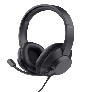 Trust Slušalice TRUST AYDA MAX USB HEADSET/USB-C, USB-A/crna - Slika 1