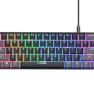 Trust Tastatura TRUST GXT867 ACIRA 60% MINI/mehanicka/Gaming/ US/crna - Slika 2