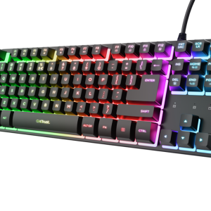 Trust Tastatura TRUST GXT833 THADO žicna/RGB/TKL/gaming/crna - Slika 1
