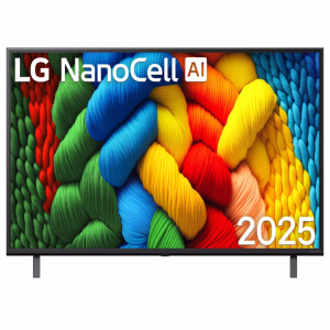 LG BG Televizor LG 43NANO80A3B/NanoCell/43"/4K Ultra HD/smart/webOS 25/crna - Slika 1