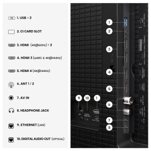 Hisense 100 inča 100E7S PRO Hi-QLED 4K UHD Smart TV - Slika 1