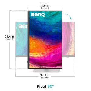 Benq 27 inča PD2730S 5K 5120x2880 IPS Thunderbolt 4 profesionalni monitor beli - Slika 3