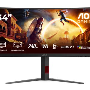 AOC 34 inča CU34G4Z WQHD 3440x1440 Fast VA 240 Hz zakrivljeni gaming monitor outlet - Slika 5