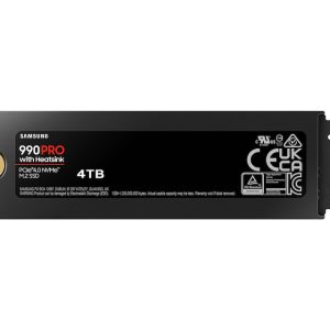 Samsung 4TB M.2 NVMe MZ-V9P4T0CW 990 Pro Series Heatsink SSD - Slika 3