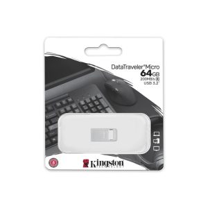 Kingston 64GB DataTraveler Micro USB 3.2 flash DTMC3G2/64GB srebrni - Slika 3