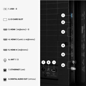Hisense 65 inča 65U7SE ULED MiniLED 4K UHD Smart TV - Slika 2